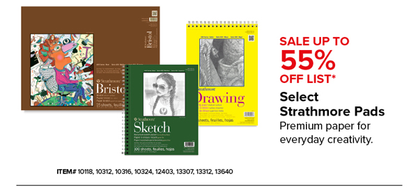 Select Strathmore Pads Sale Up to 55% Off List*