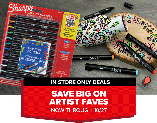 Save Big on Artist Faves Now Through 10/27