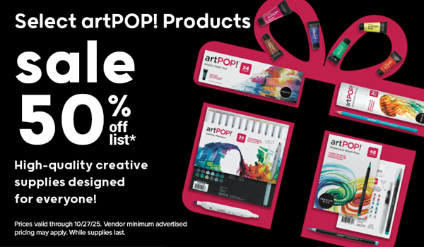 Select artPOP! Products Sale 50% Off List*