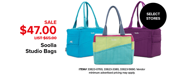 Soolla Studio Bags Sale $47.00