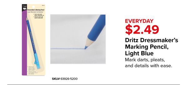 Dritz Dressmaker's Marking Pencil, $2.49