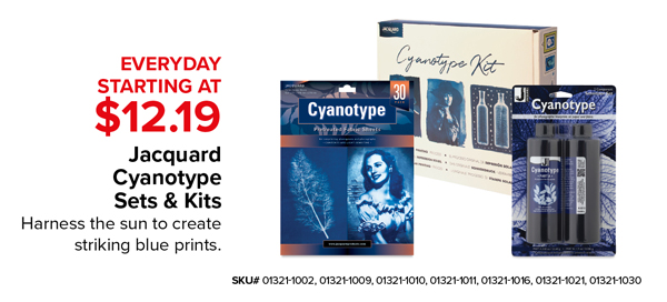 Jacquard Cyanotype Sets & Kits, Starting at $12.19