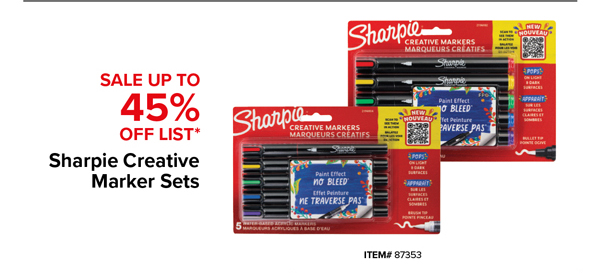 Up to 45% Off Sharpie Creative Marker Sets
