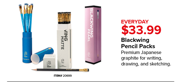 Blackwing Pencil Packs, $33.99