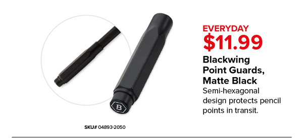 Blackwing Point Guards, Matte Black, $11.99