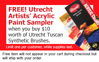 Utrecht Tuscan Synthetic Brushes - BLICK art materials