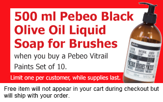 PEBEO VITRAIL Glass Paint - 45ml, Transparent Red, Great For Stained Glass & Crafts