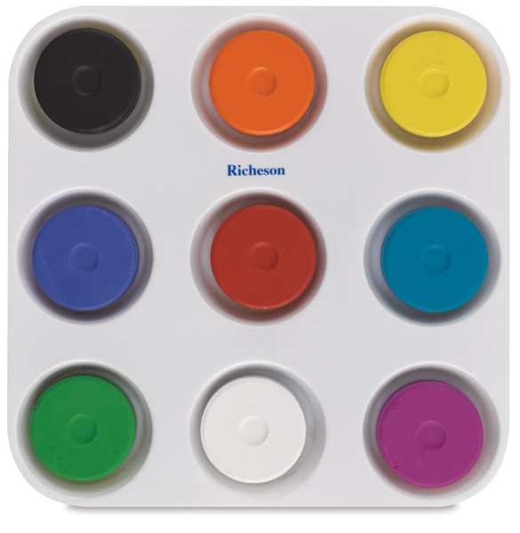 Tempera Cakes in Trays BLICK art materials