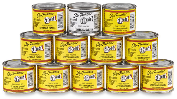 1 Shot Lettering Enamels Blick Art Materials