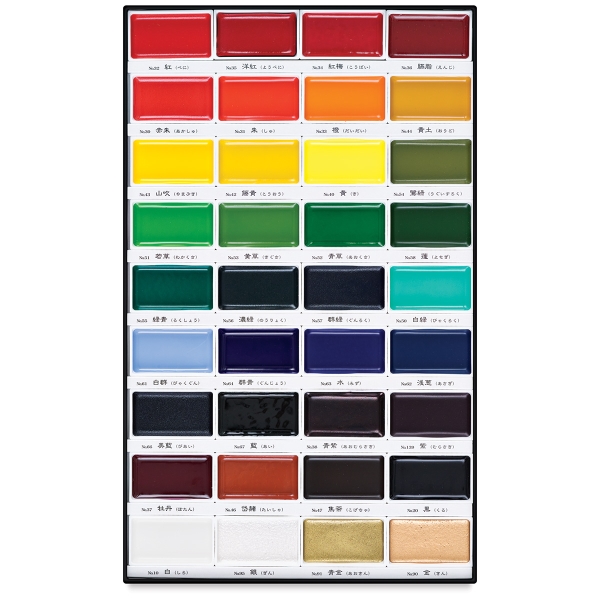 Kuretake Gansai Tambi Watercolor Assorted Set of 36 Kuretake Gansai Tambi Watercolor Assorted Set of 36