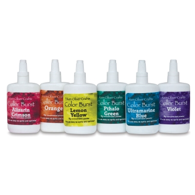Ken Oliver Color Burst Watercolor Powder Blick Art Materials Brights Set Of 6