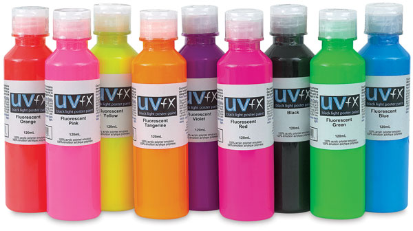02043-1006 - Tri-Art UVFX Black Light Poster Paint - BLICK art materials 02043-1006 - Tri-Art UVFX Black Light Poster Paint - BLICK art materials