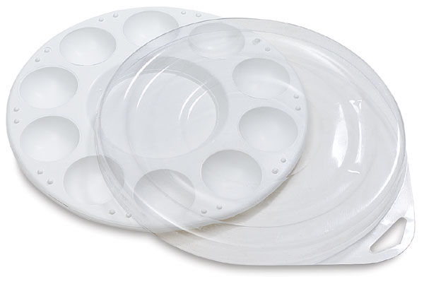 Plastic 10 Well Paint Tray Blick Art Materials Plastic Tray With Cover