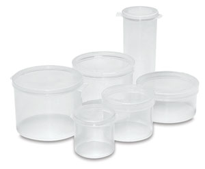 LaCons Flip Top Hinged Lid Containers - BLICK art materials
