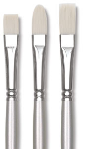 Winsor & Newton Artisan Brushes, Bright, Long Handle, Size 24 (25 mm x 35 mm) Winsor & Newton Artisan Brushes, Bright, Long Handle, Size 24 (25 mm x 35 mm)