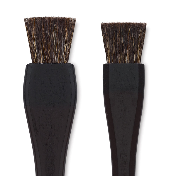 Yasutomo Lacquered Handle Hake Brush BLICK art materials