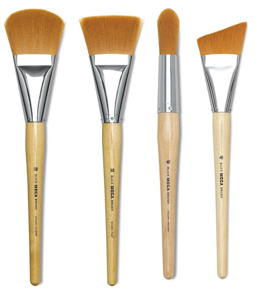 Blick Mega Golden Taklon Brushes BLICK art materials