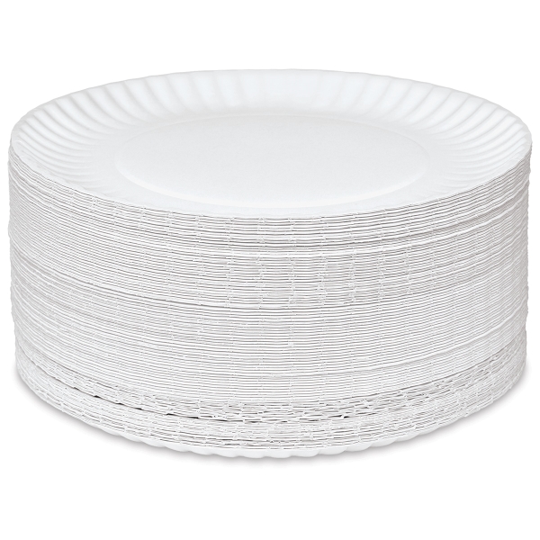 Uncoated Paper Plates BLICK art materials