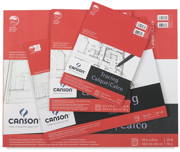 Canson Foundation Tracing Paper Pads BLICK art materials