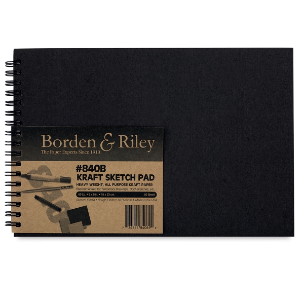 Borden & Riley 840B Kraft Sketchbooks BLICK art materials