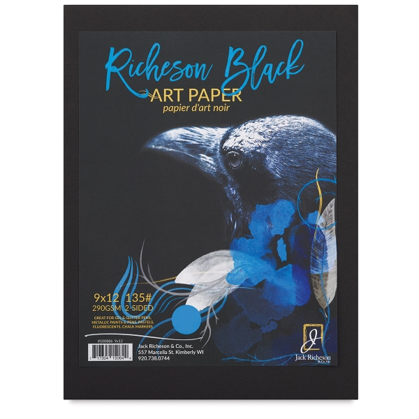 Richeson Black Art Paper Bulk Packs BLICK art materials