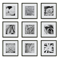 Nielsen Bainbridge Gallery Perfect Frame Sets Blick Art Materials Black 9 Piece Set 12 X Frames