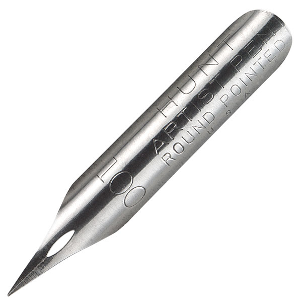 209130100 Speedball Fine Point Dip Pen Nibs and Holder BLICK art