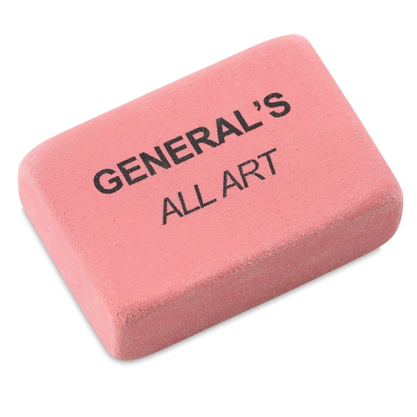 General's AllArt Pink Eraser BLICK art materials