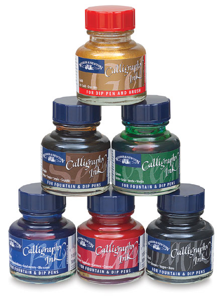 Winsor & Newton Calligraphy Inks and Sets - BLICK art materials