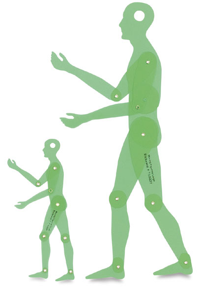 human figure templates blick art materials