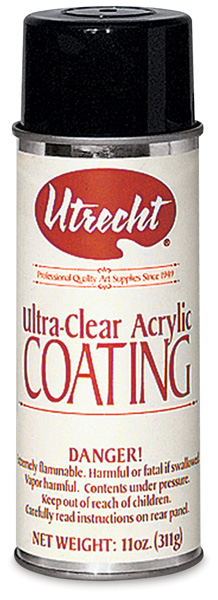 Utrecht Ultra Clear Acrylic Coating Spray Varnish Blick Art Materials Ultra Clear Acrylic Spray Varnish