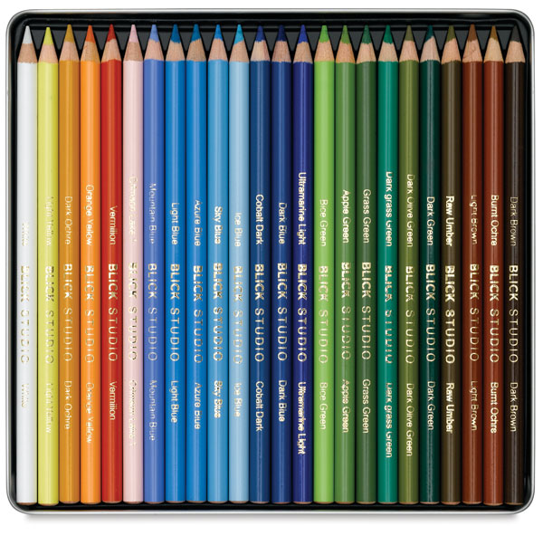 drawing pencil gift sets Pencils 2249 and Blick 22063 Artists' Studio Colored