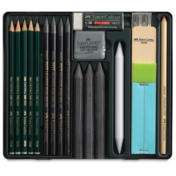 Faber-Castell Pitt Monochrome Graphite Set - BLICK art materials