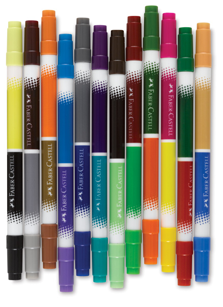 Faber-Castell DuoTip Washable Markers - BLICK art materials Faber-Castell DuoTip Washable Markers - BLICK art materials