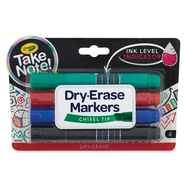 Crayola Take Note Dry-Erase Markers - BLICK art materials