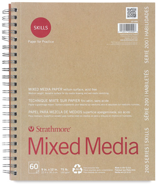 Strathmore 200 Series Skills Mixed Media Pads BLICK art materials