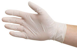 Latex Powdered Disposable Gloves - BLICK art materials