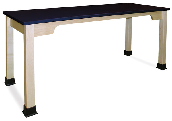 Hann Table With Scalloped Edge Blick Art Materials Plastic Top Table Hard Maple