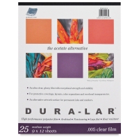 Grafix Dura-Lar Clear Film Sheets - 0.003” Thick, 19x24 Inches, Glossy Polyester (Pack Of 25) - View #7