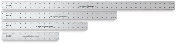 Blick Center Finding Ruler BLICK Art Materials Blick Center Finding Ruler BLICK Art Materials