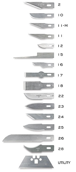 Xacto #23 Corner Stripping blades