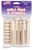 doll pins and stands