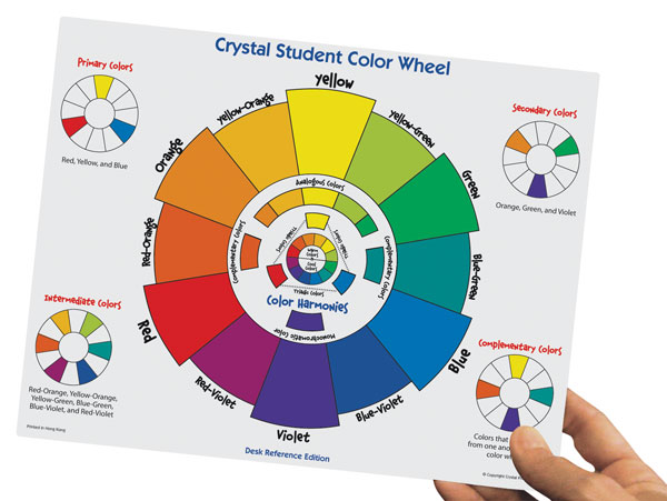 Crystal Productions Student Color Wheel Desk Reference - BLICK art ...