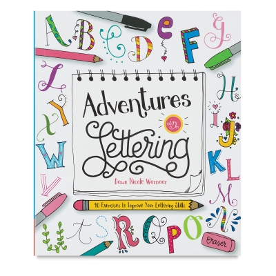 The ultimate workshop to get you started in the art of hand-lettering. Taught by skilled hand-lettering artist Dawn Nicole Warnaar, the Adventures in Lettering book combines creative self-expression and beautiful designs for an exploration of various lettering exercises.