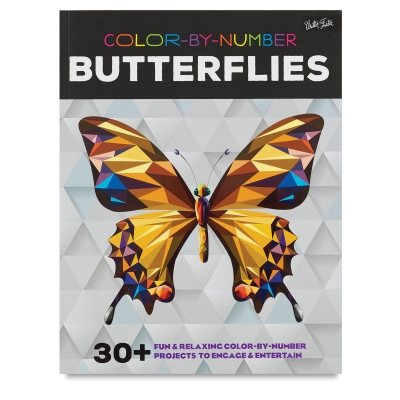 Color By Number Book Butterflies