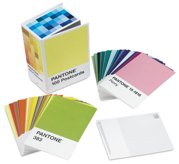 Pantone 100 Postcards BLICK art materials