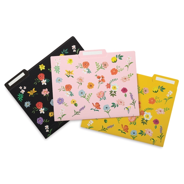 Paper Source Floral File Folders BLICK art materials